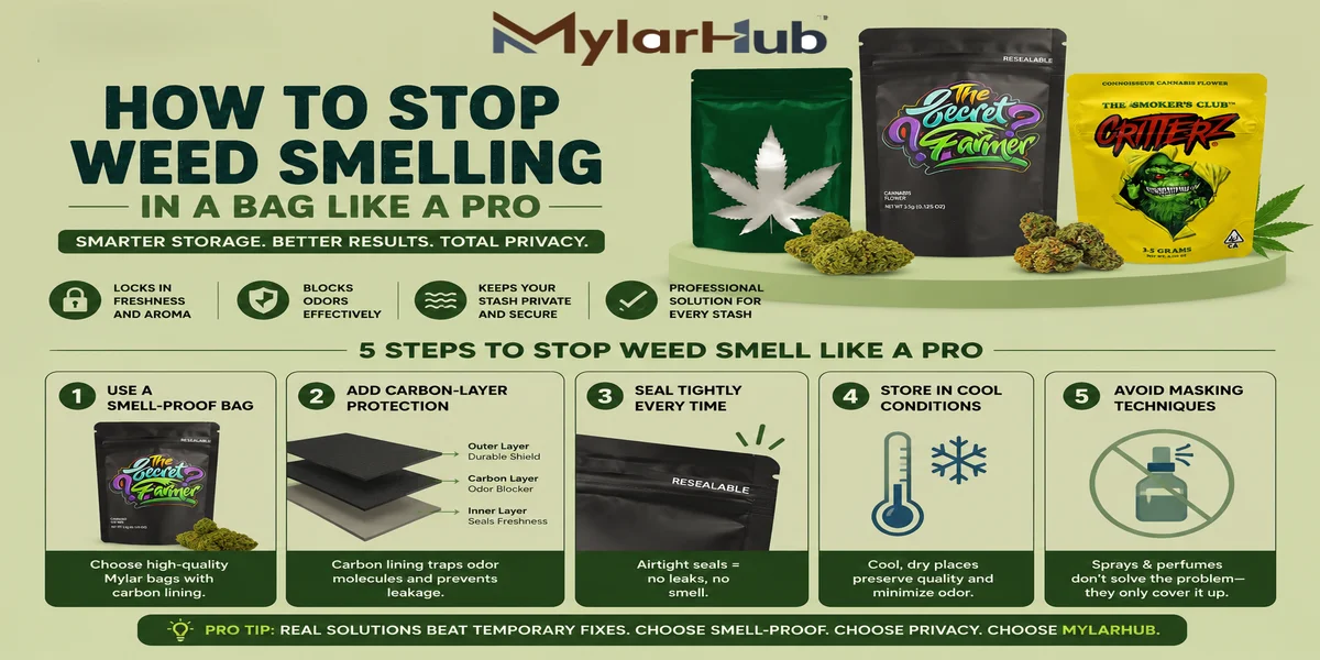 How to Stop Weed Smelling in a Bag Like a Pro?