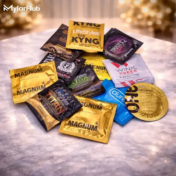 Condom Mylar Bags