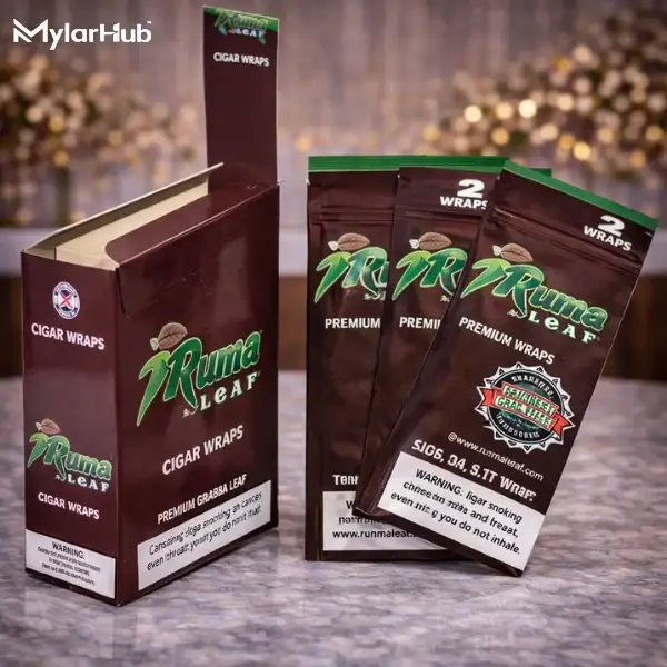 Mylar Bags with Display Boxes